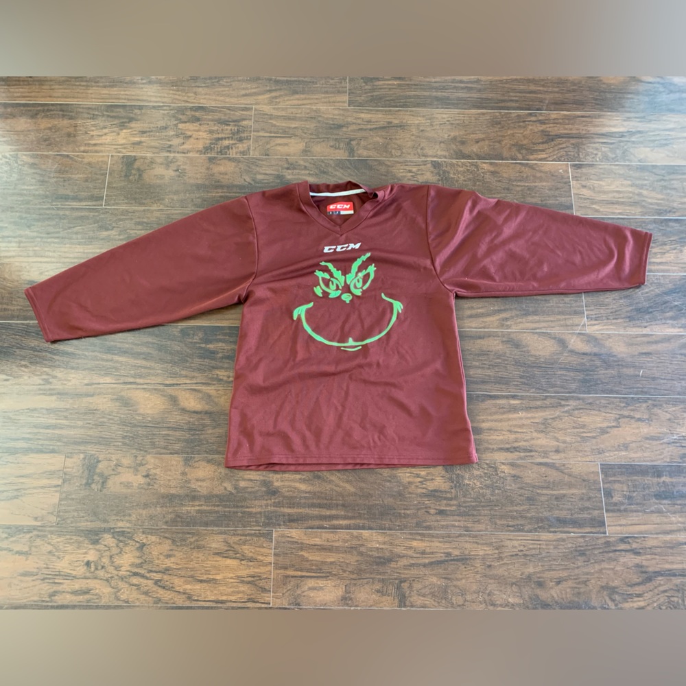 The grinch Hockey Jersey Sz small